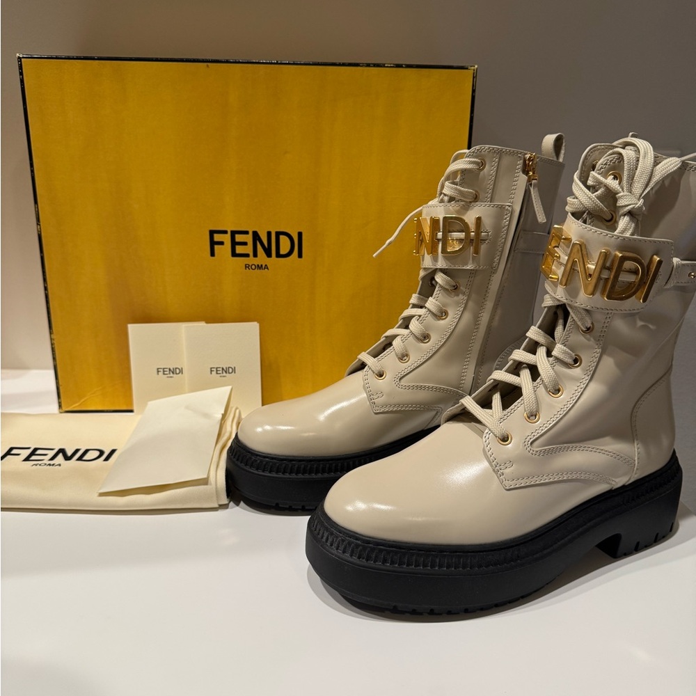 Brand NWT Fendigraphy Biker Boots